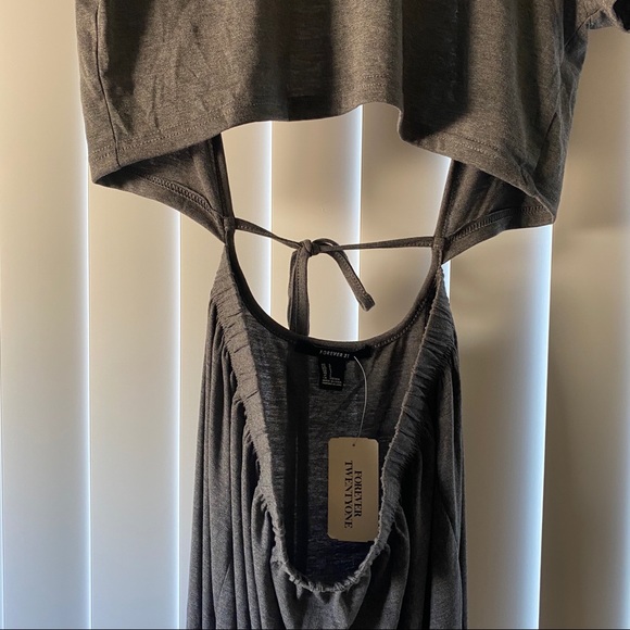 FOREVER21 ATTACHED TWO PIECE MIDI DRESS - Picture 5 of 8